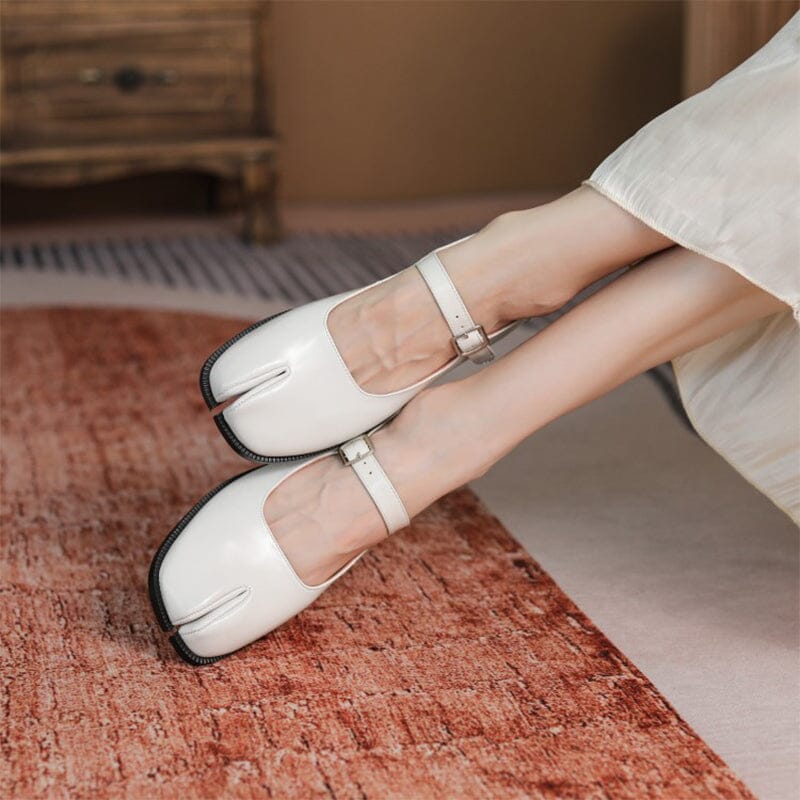 Scarlett&Claire™| Martha Leather Mary Janes