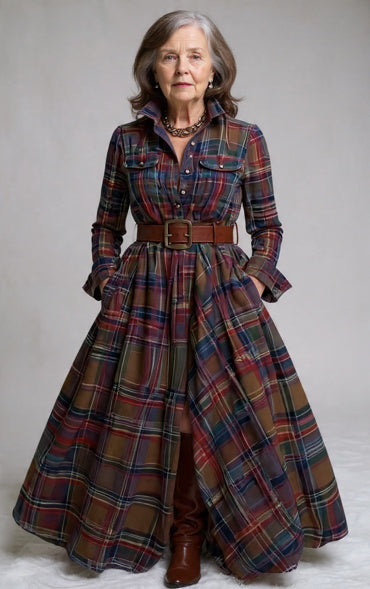 Evelyn | Classic Elegant Shirt Dress