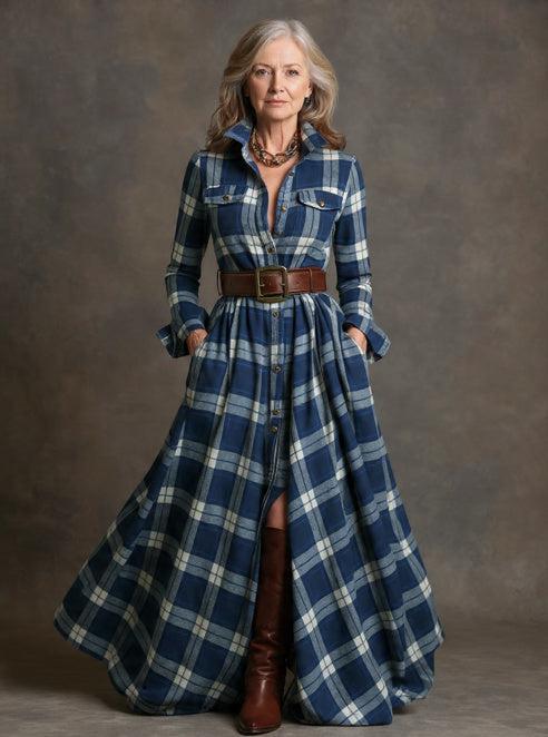 Evelyn | Classic Elegant Shirt Dress