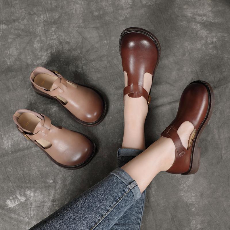 Scarlett&Claire™| Colette Leather Mary Janes