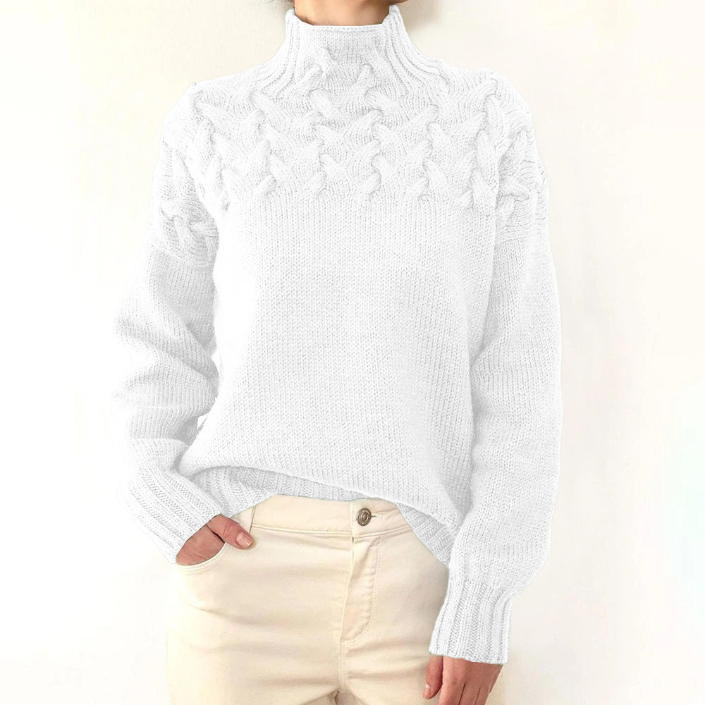 Elena | Warm Knitted Turtleneck Pullover