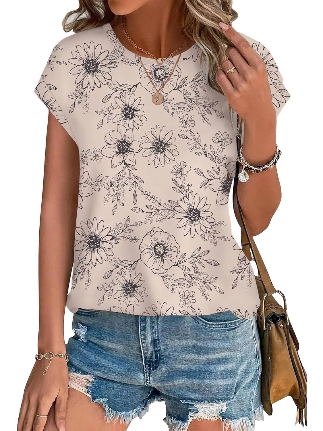 Necie | Chic Printed Blouse