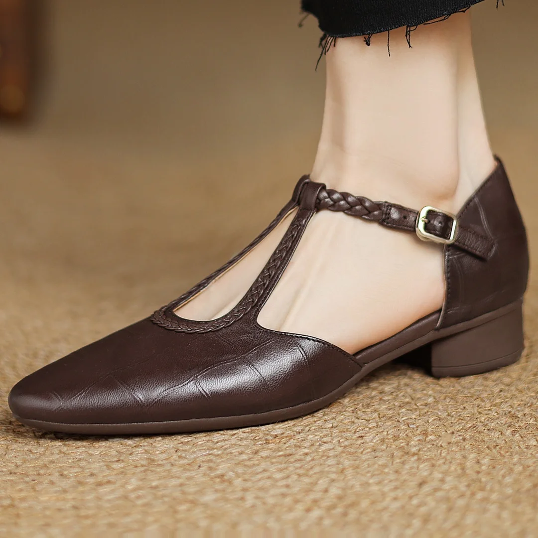 Scarlett&Claire™| Kepa Leather Mary Janes
