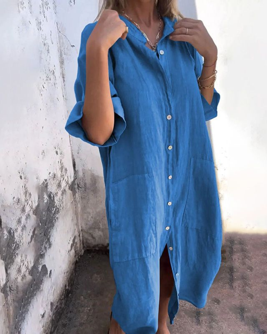 Calixa | Graceful Shirt Dress