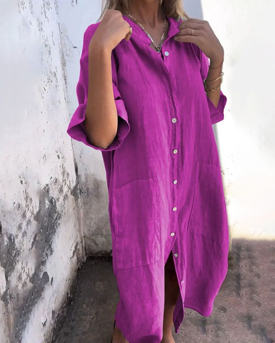 Calixa | Graceful Shirt Dress