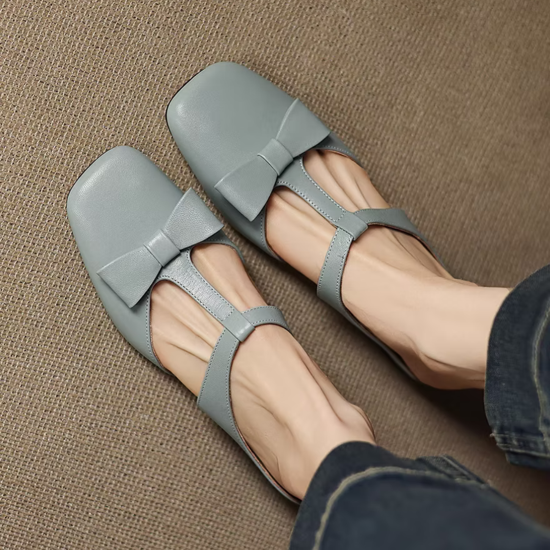Lina Square Toe Slippers