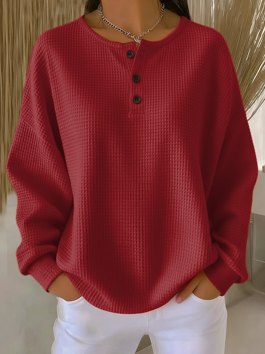 Emelia | Casual Crew Neck Sweatshirt