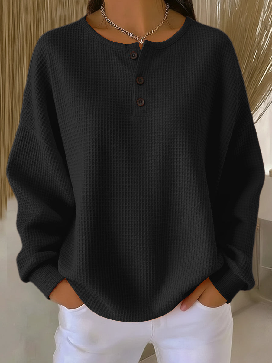 Emelia | Casual Crew Neck Sweatshirt