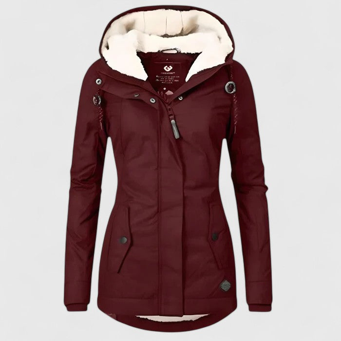 Claire™ | Waterproof Winter Jacket With Hood