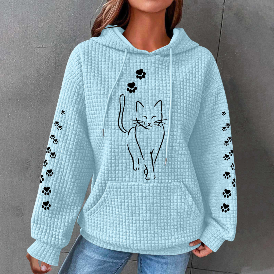 Eleanor | Warm & Soft Cat Paw Hoodie