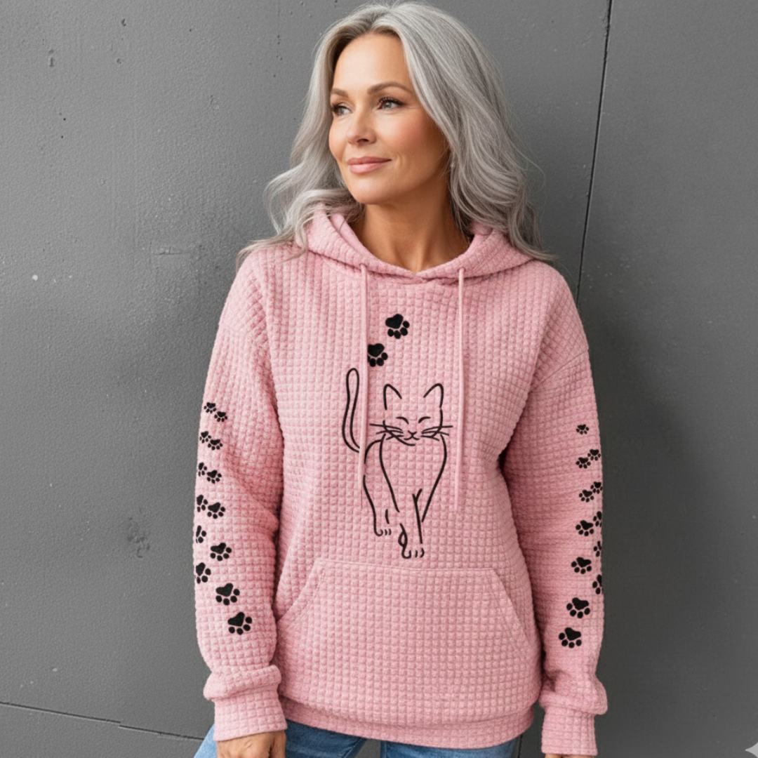 Eleanor | Warm & Soft Cat Paw Hoodie
