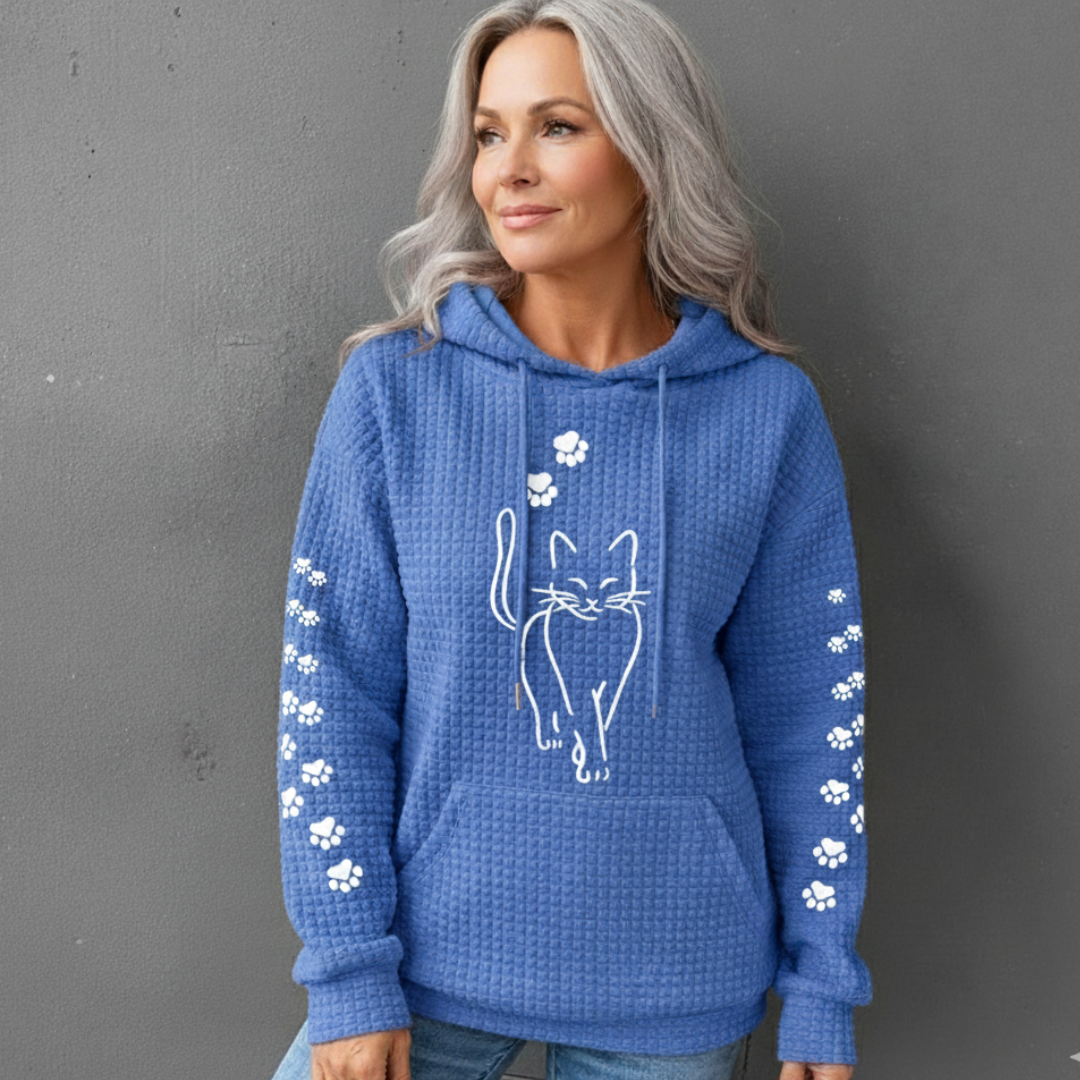 Eleanor | Warm & Soft Cat Paw Hoodie