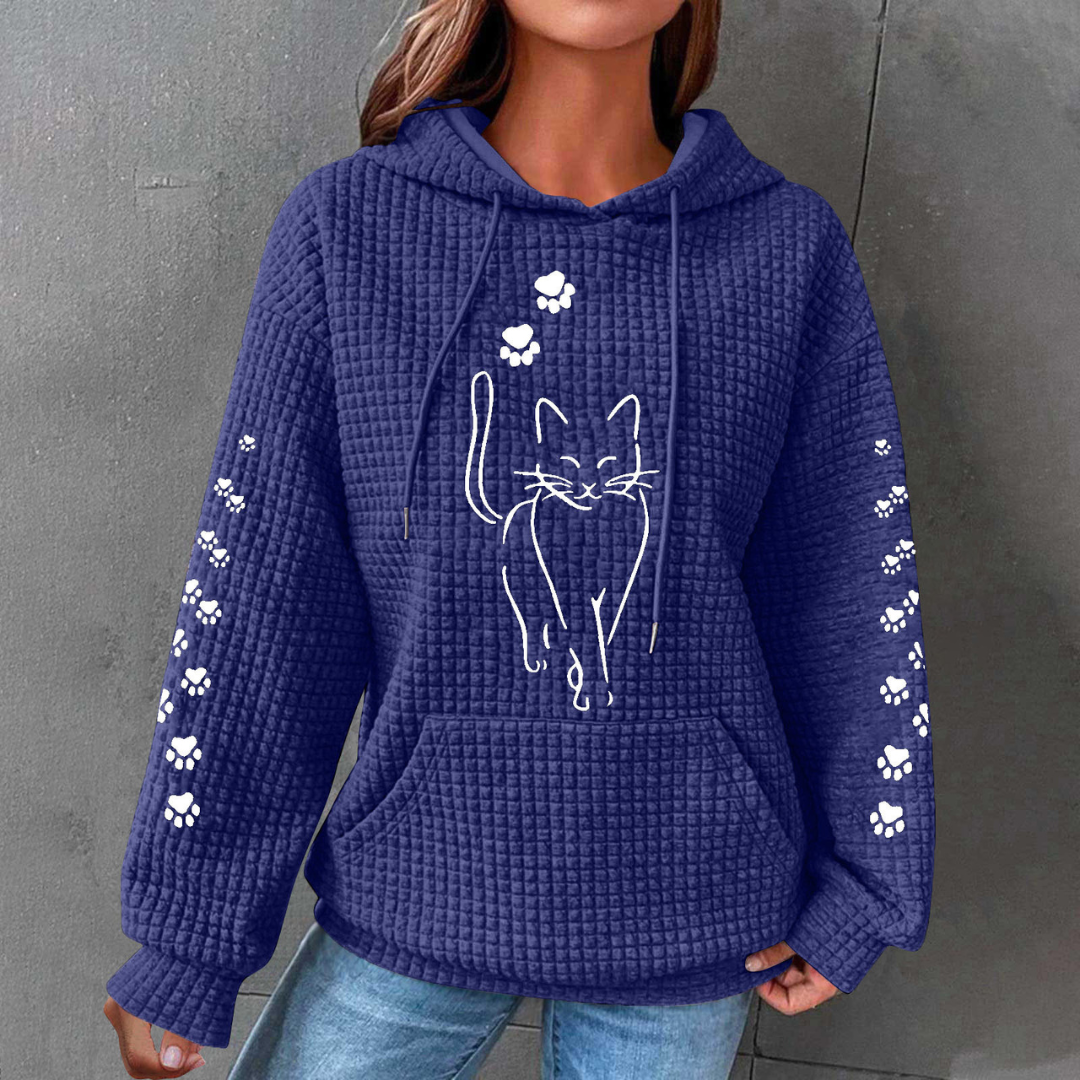 Eleanor | Warm & Soft Cat Paw Hoodie