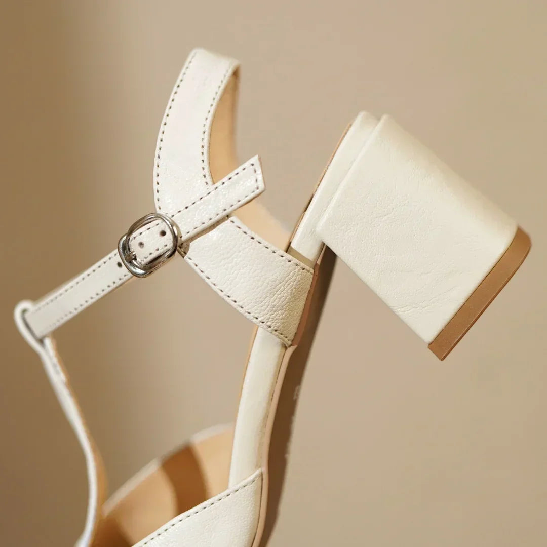 Scarlett&Claire™| Beatrica Leather Mary Janes