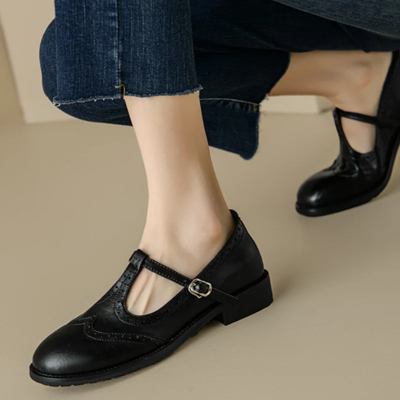 Scarlett&Claire™| Elegant T-Strap Mary Janes
