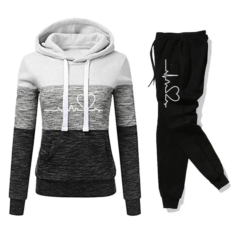 Sophia | Heartbeat Hoodie & Jogger Set