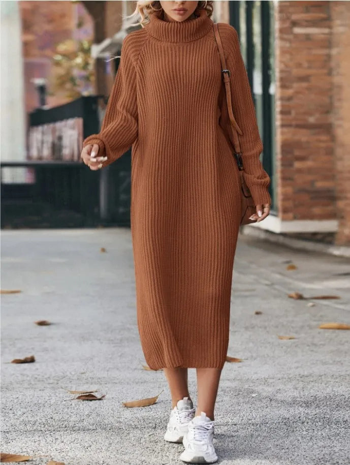 Nora | Classic Turtleneck Knit Dress