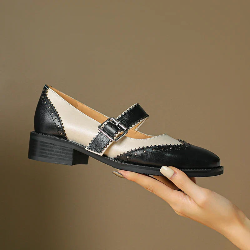 Scarlett&Claire™| Miana Leather Mary Janes