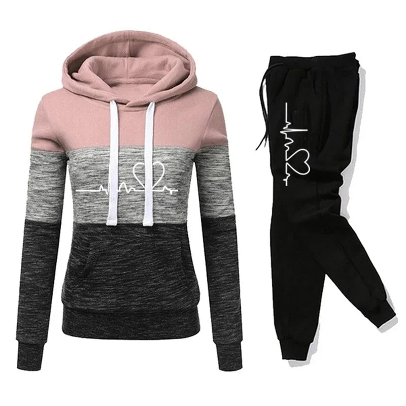 Sophia | Heartbeat Hoodie & Jogger Set