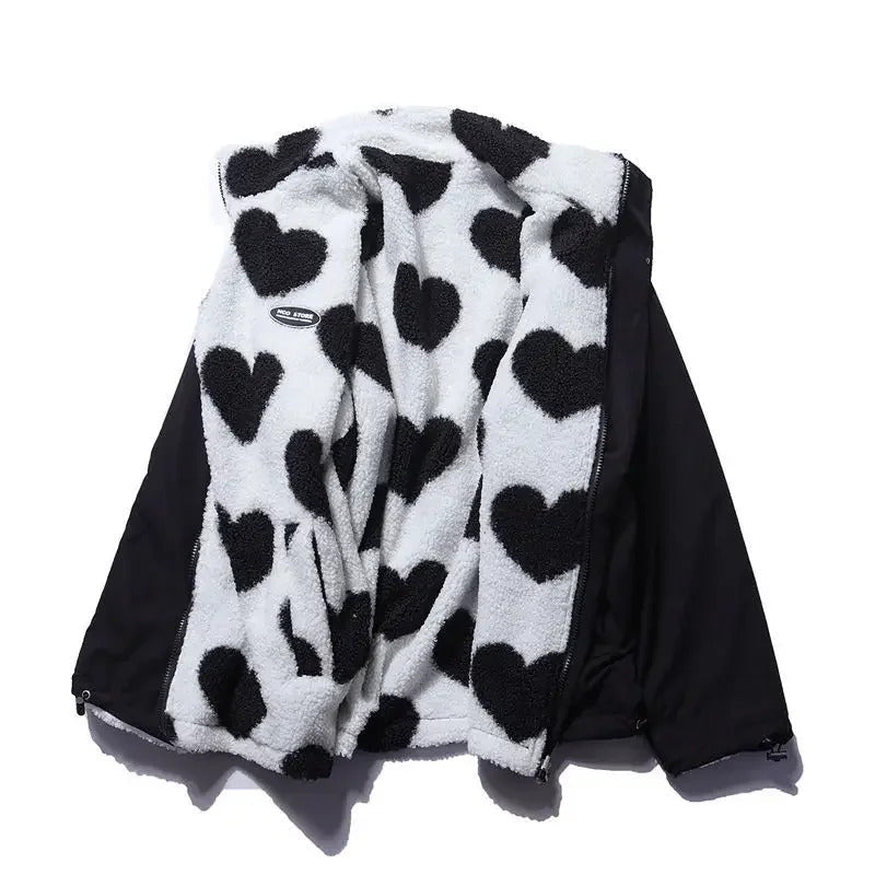Linda™ | Reversible Heart-Pattern Jacket