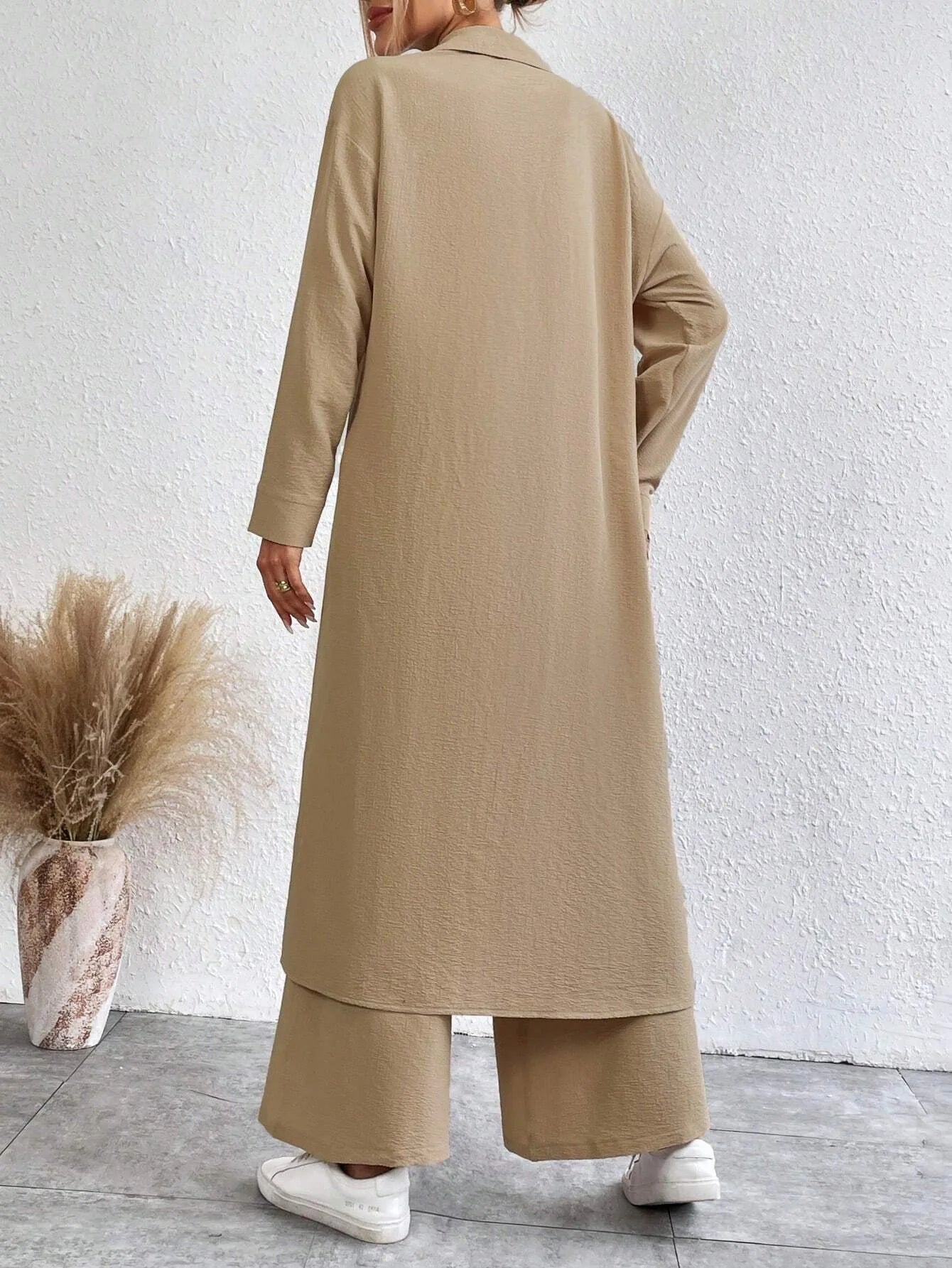 Olivia | Flattering Long Two-Piece Outfit