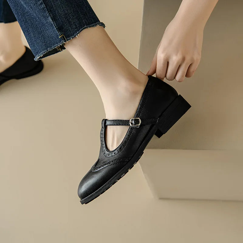 Scarlett&Claire™| Elegant T-Strap Mary Janes