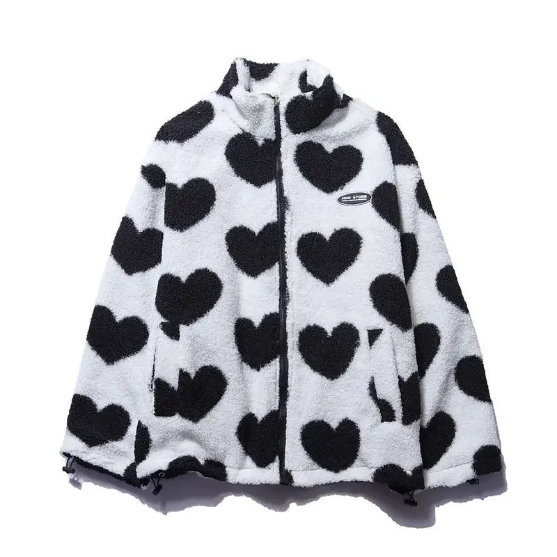 Linda™ | Reversible Heart-Pattern Jacket