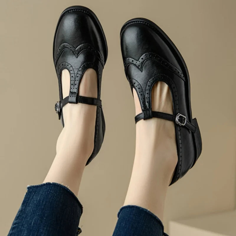 Scarlett&Claire™| Elegant T-Strap Mary Janes