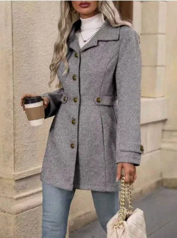 Emma | Women’s Wool Blend Long Coat