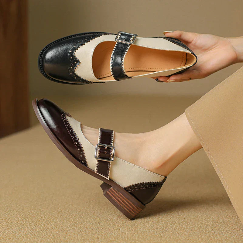 Scarlett&Claire™| Miana Leather Mary Janes