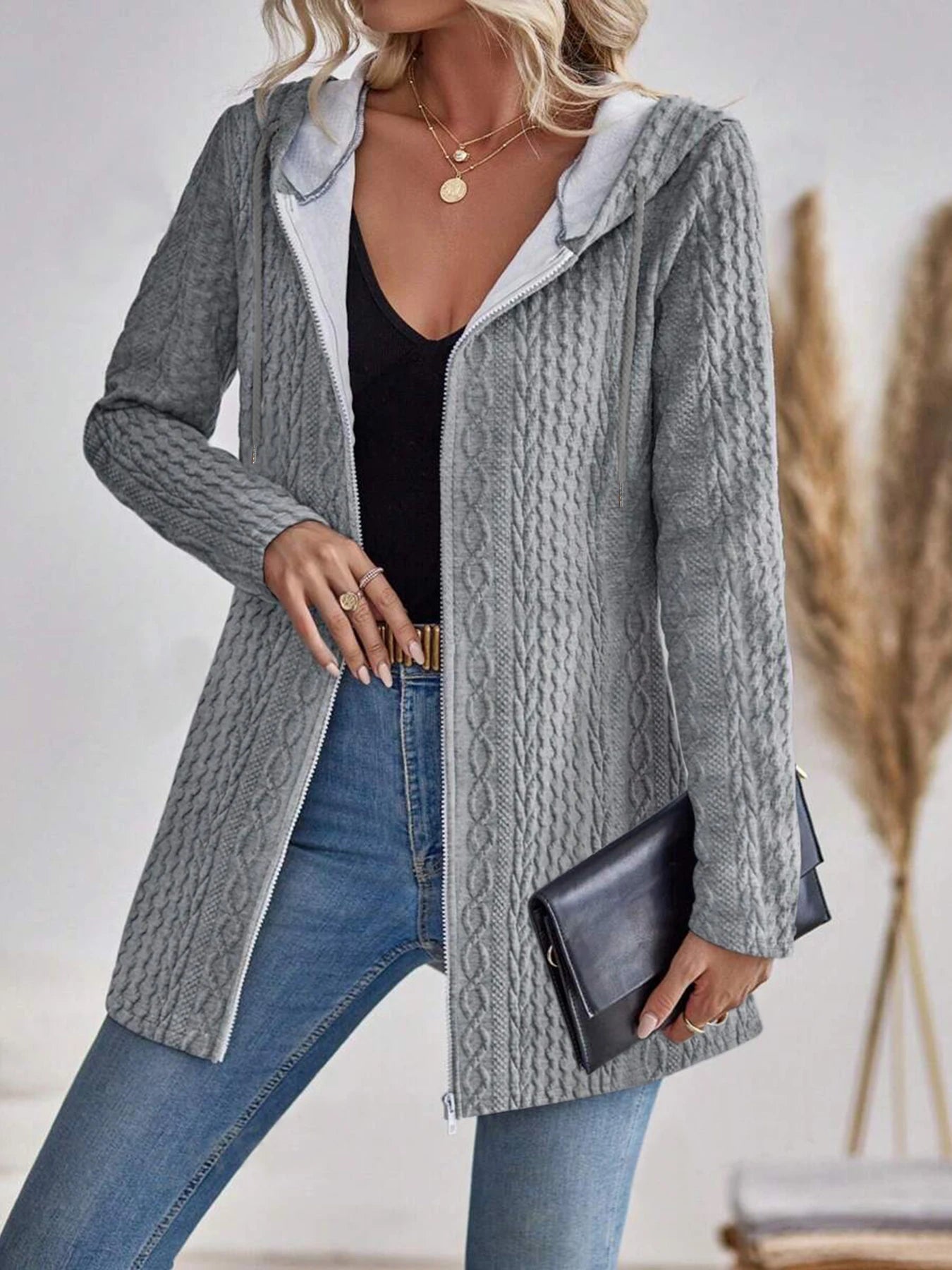 Emma | Elegant Hooded Zipper