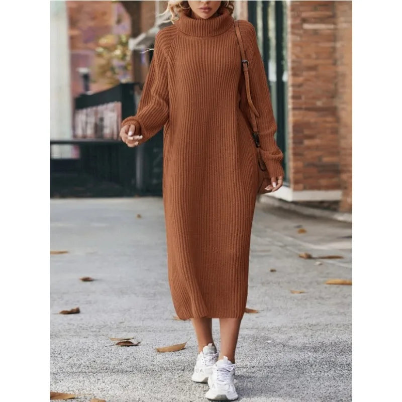 Nora | Classic Turtleneck Knit Dress