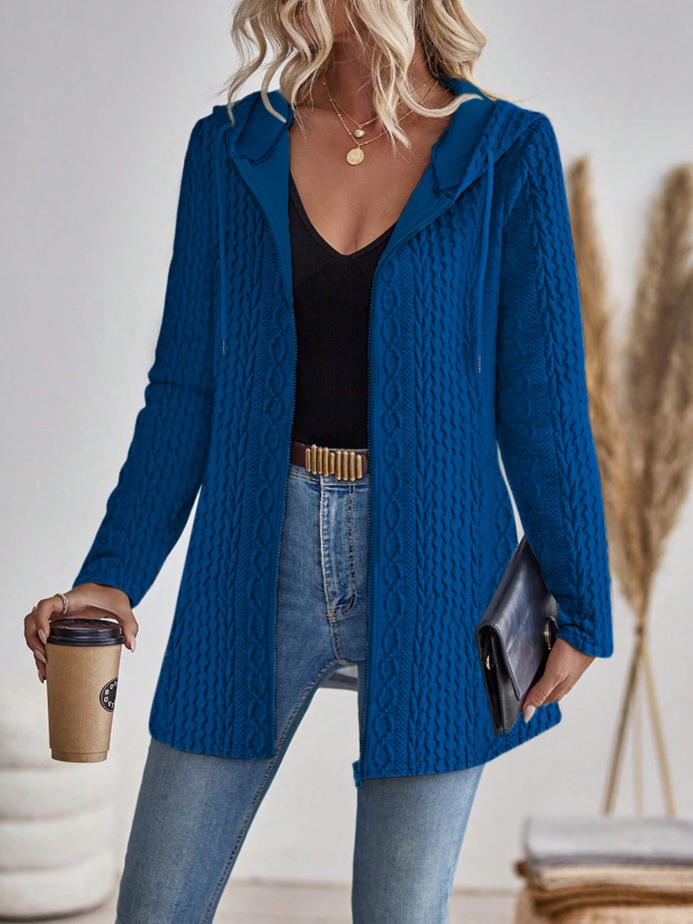 Emma | Elegant Hooded Zipper