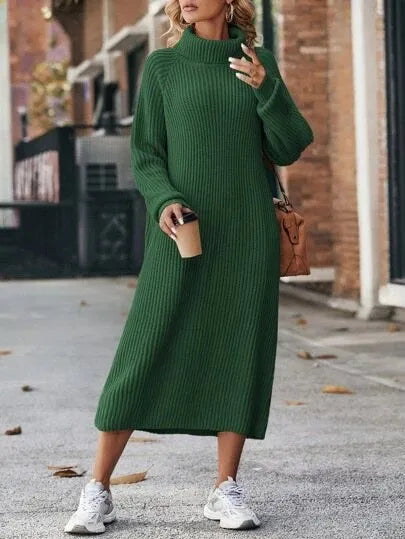 Nora | Classic Turtleneck Knit Dress