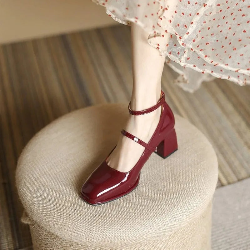 Scarlett&Claire™| Elegant Ankle-Strap Pumps