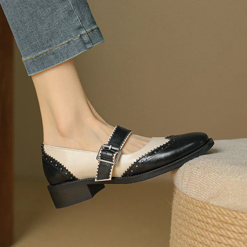Scarlett&Claire™| Miana Leather Mary Janes
