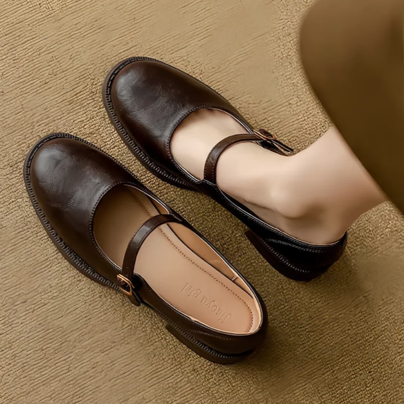Scarlett&Claire™| Classic Comfort Mary Janes Made Of Leather
