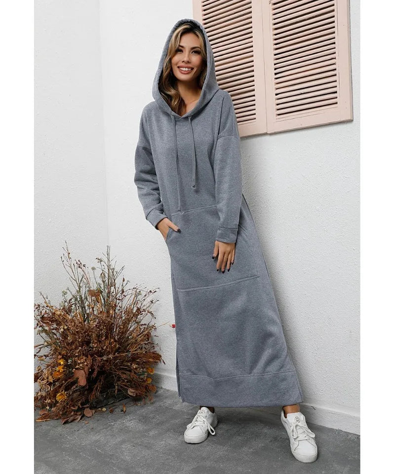 Avery | Cozy Long Hoodie Dress
