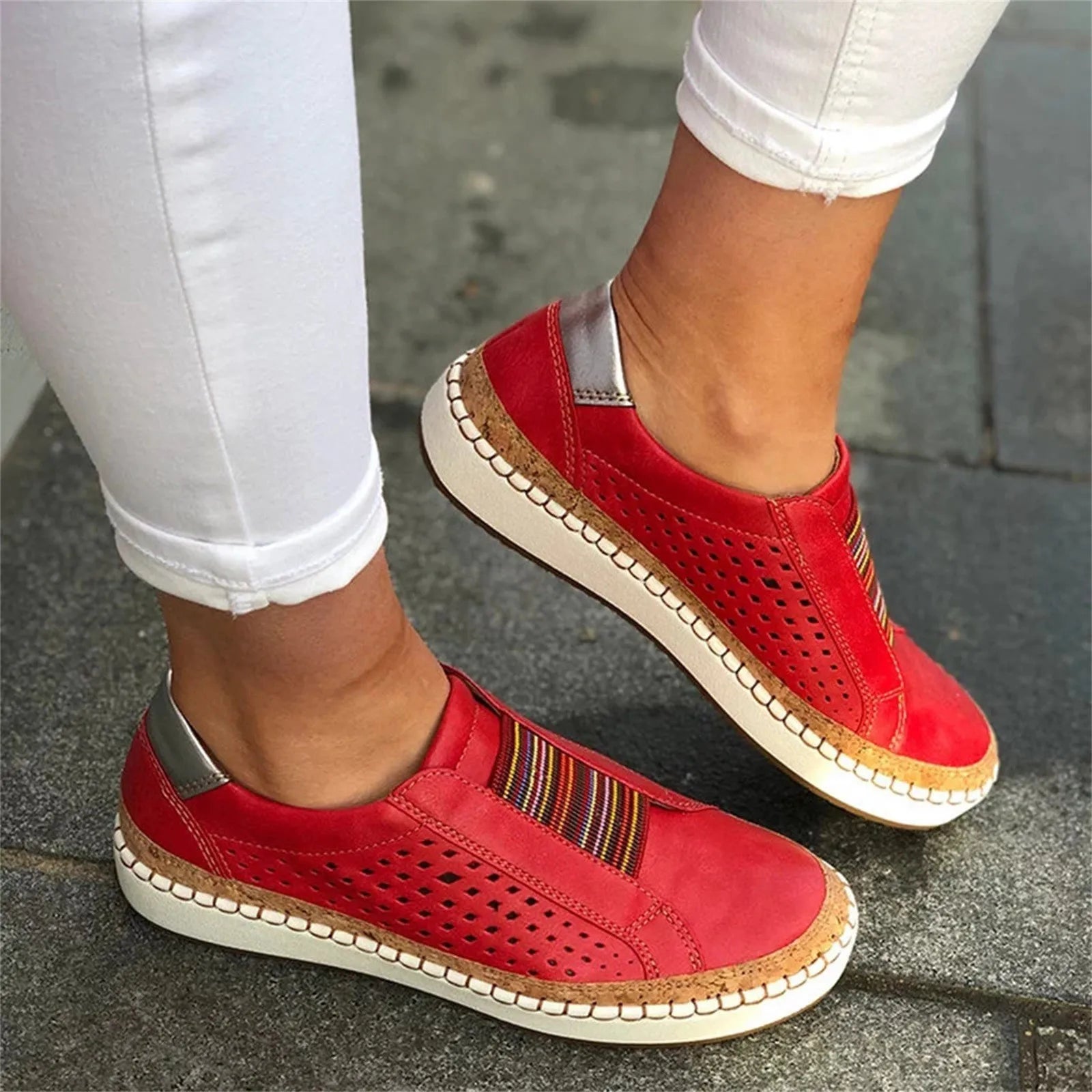 Nancy | Orthopedic Breathable Mesh Comfort Slip-Ons