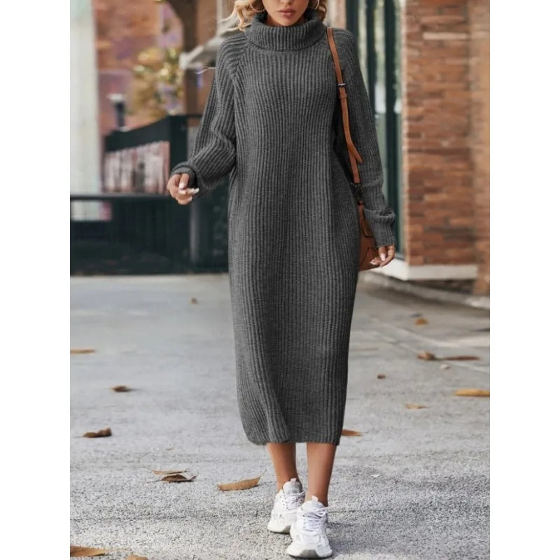 Nora | Classic Turtleneck Knit Dress