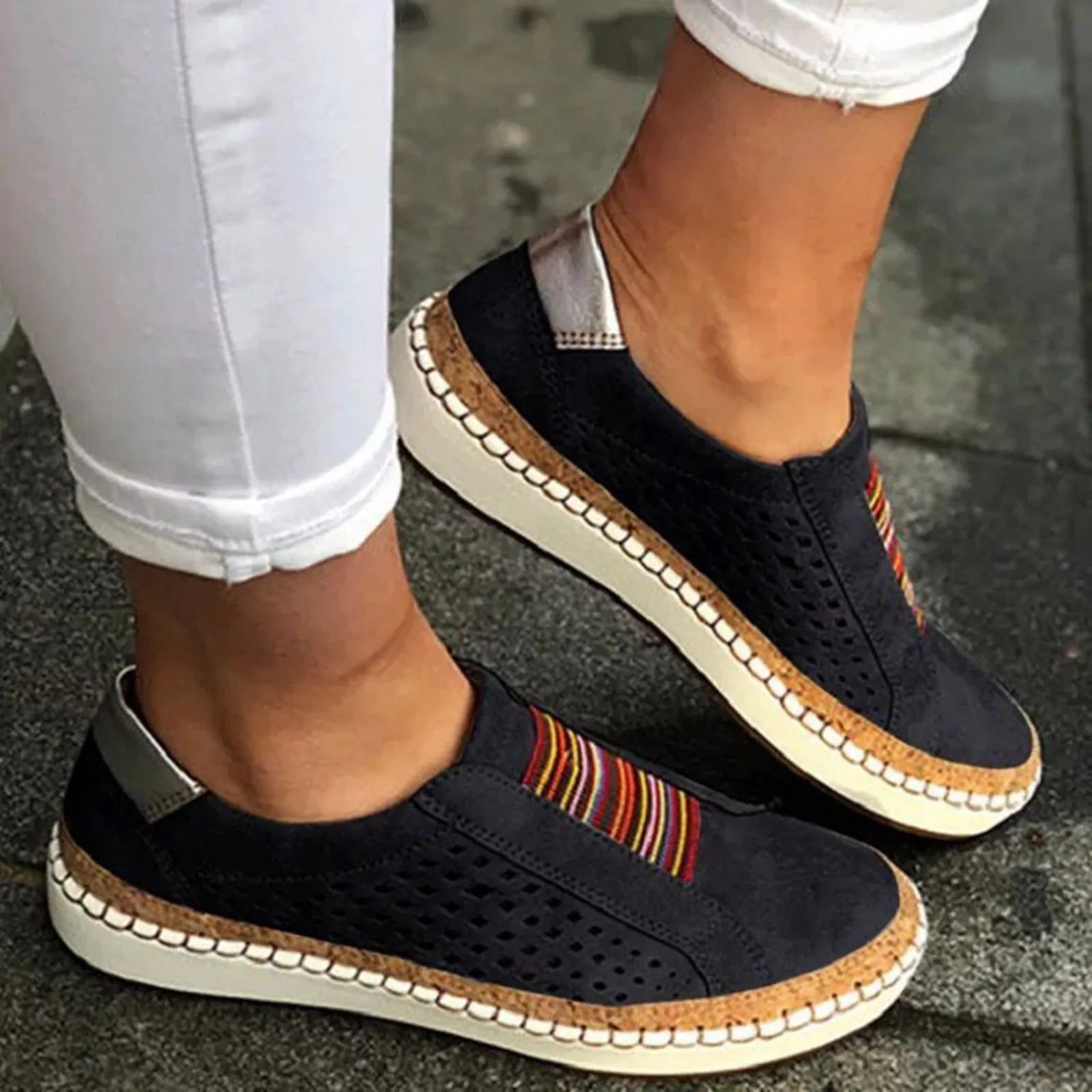 Nancy | Orthopedic Breathable Mesh Comfort Slip-Ons