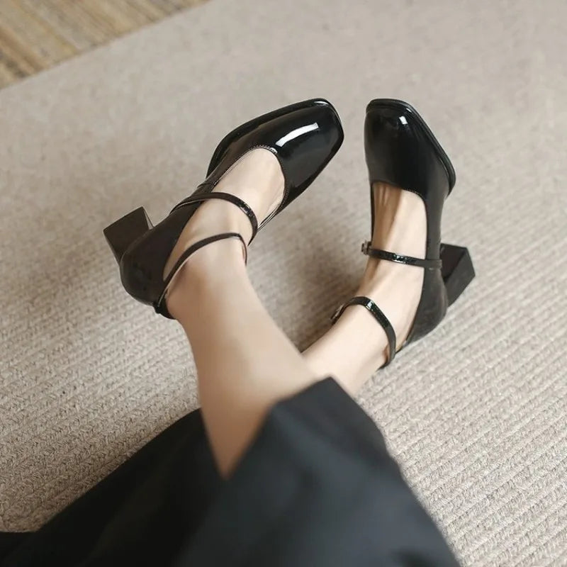 Scarlett&Claire™| Elegant Ankle-Strap Pumps