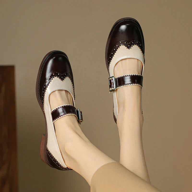 Scarlett&Claire™| Miana Leather Mary Janes