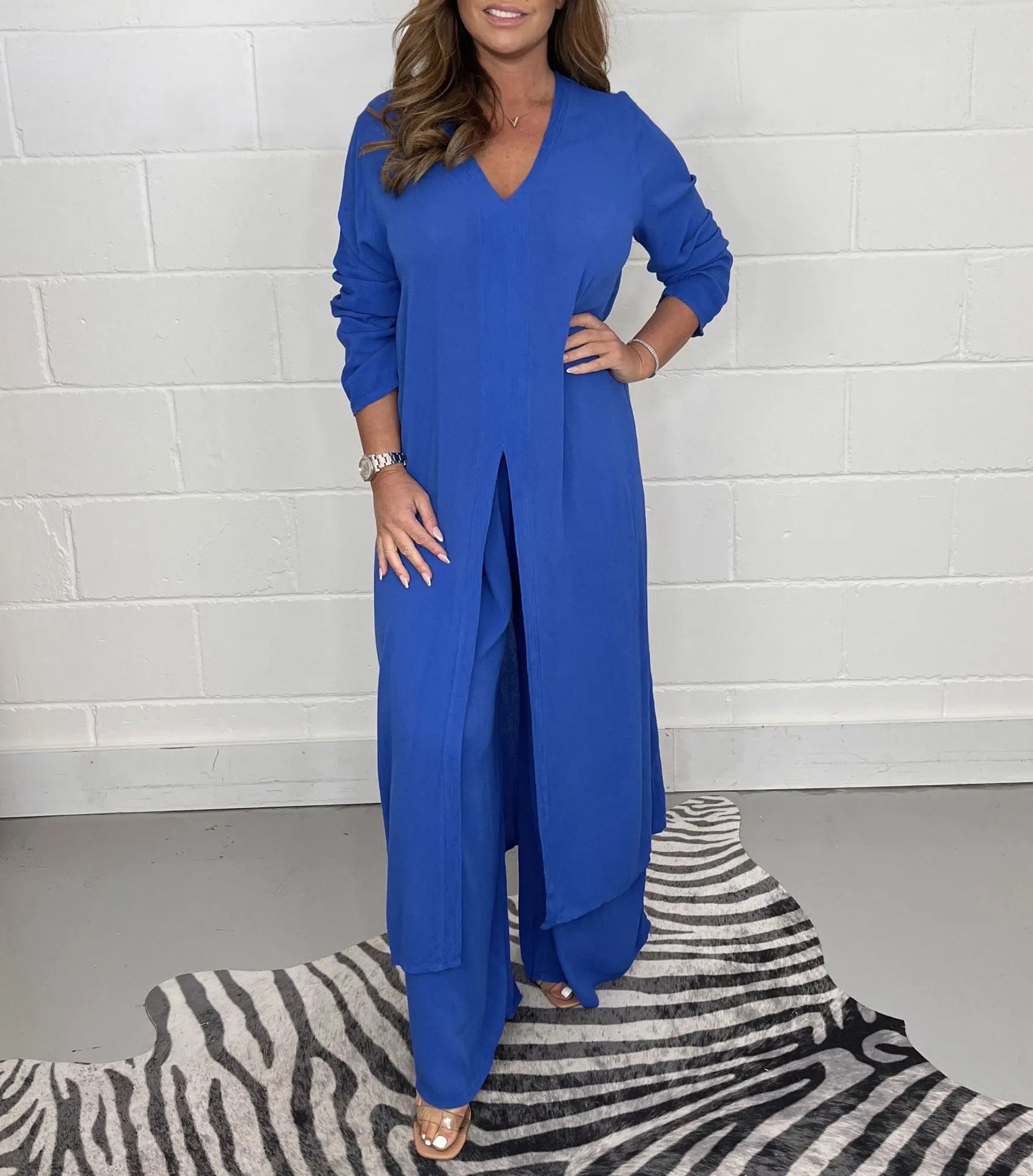 Isabella | Stylish Long Top & Pants Set