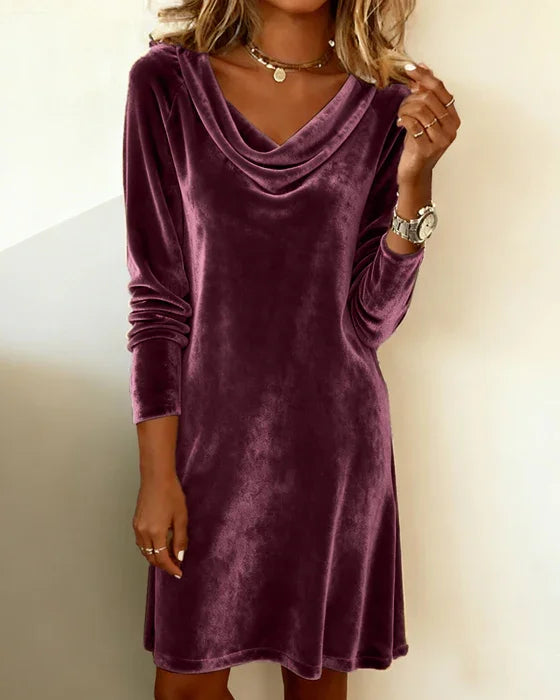 Kate | Loose Fitting Velvet Dress