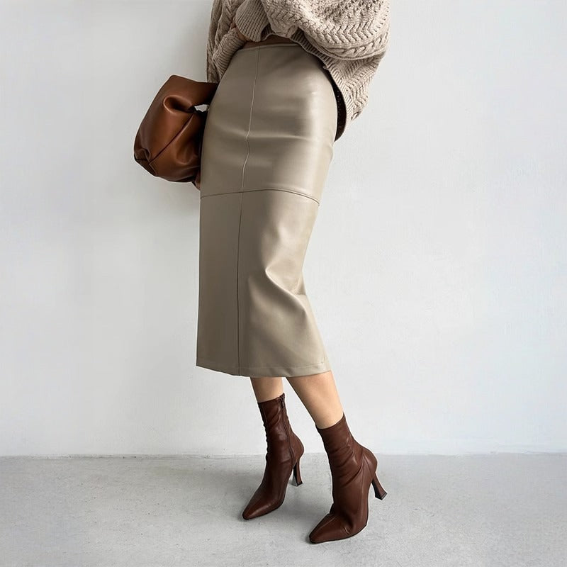 Élodie | Midi Skirt with Elegant Cut