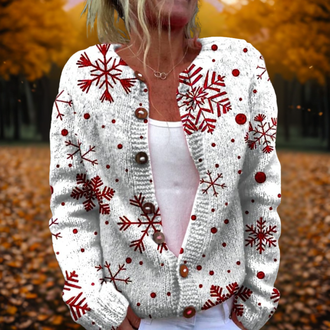 Ann | Snowflake Cardigan