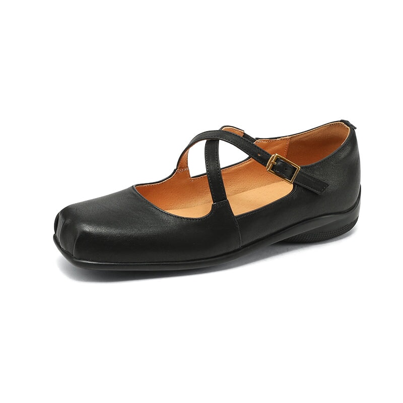 Scarlett&Claire™| Edith Leather Mary Janes