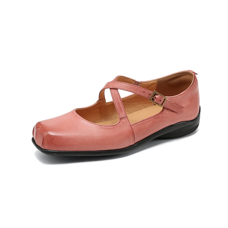 Scarlett&Claire™| Edith Leather Mary Janes