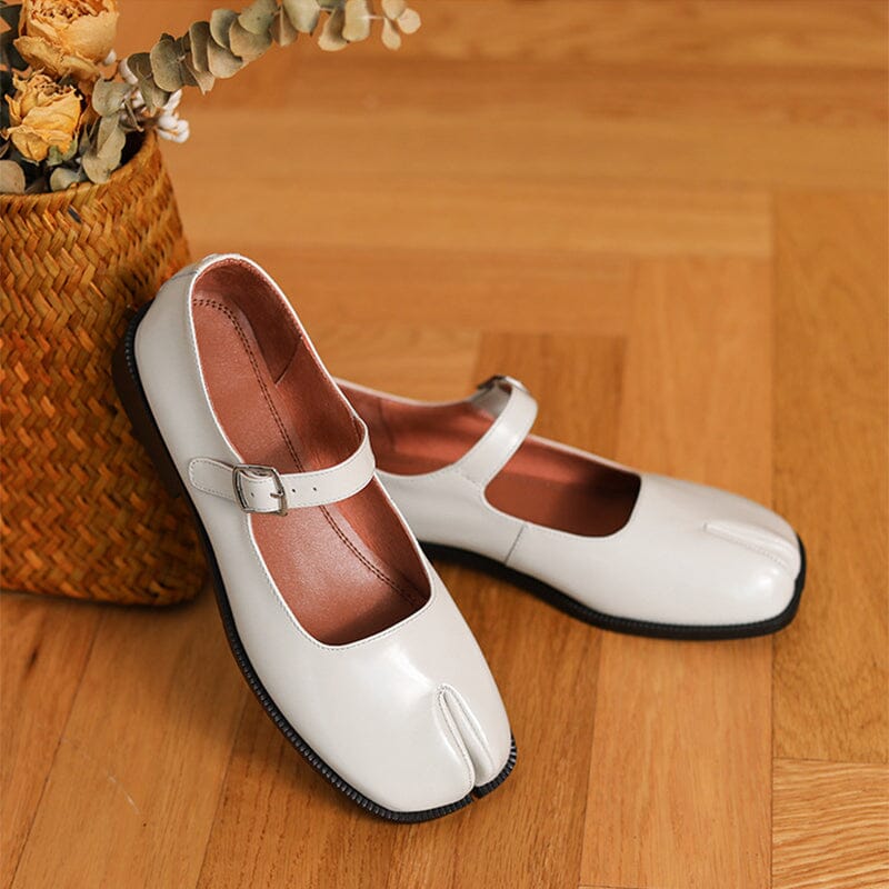 Scarlett&Claire™| Martha Leather Mary Janes